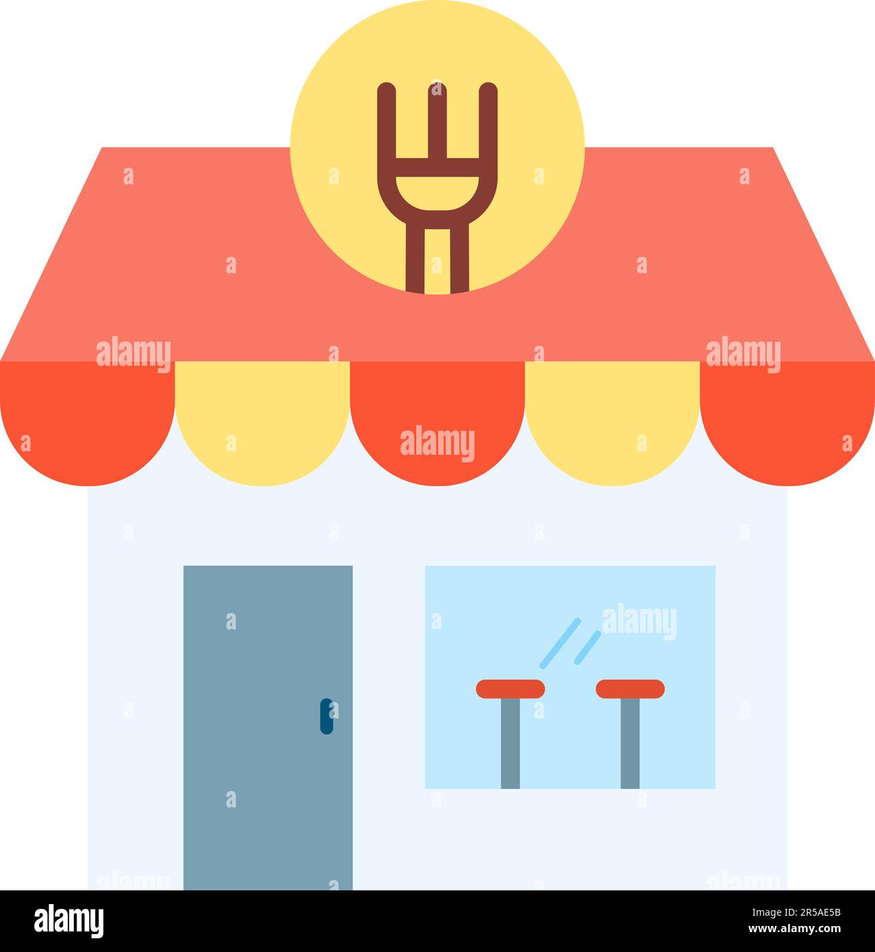 Restaurant icon vector image Stock Vector Image & Art - Alamy