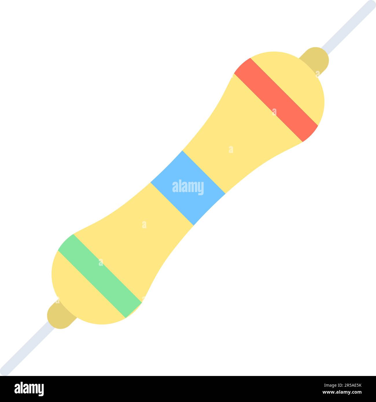 Resistor icon vector image. Suitable for mobile application web ...