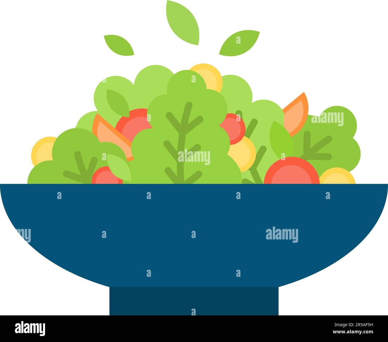 Salad icon vector image. Suitable for mobile application web application and print media. Stock Vector