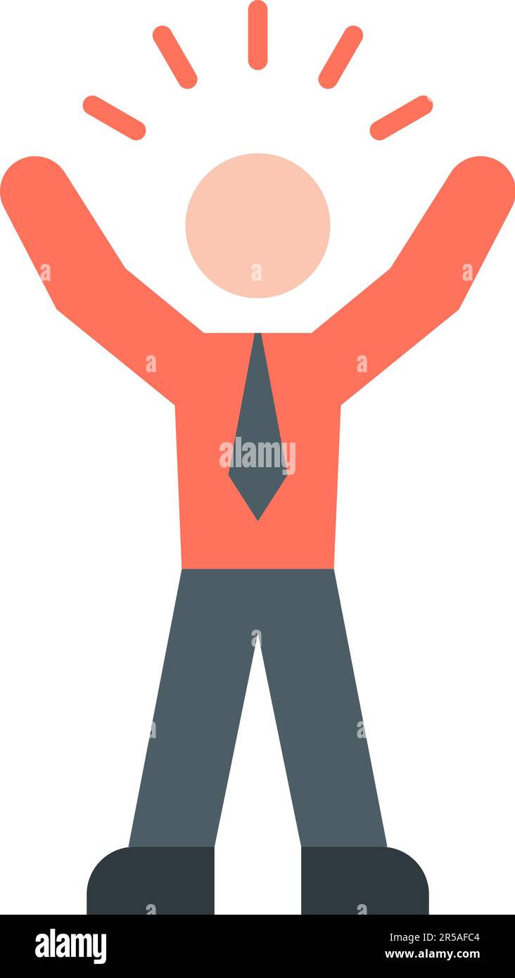 Selfconfident icon vector image Stock Vector Image & Art - Alamy