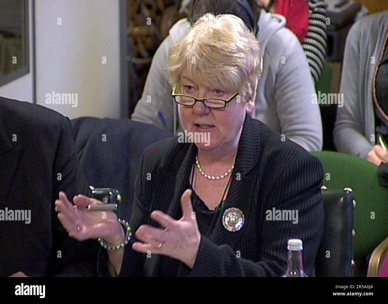 File photo dated 11/01/11 of Elan Closs Stephens BBC Trustee for Wales giving evidence to the Welsh Affairs Committee at the House of Commons in London. Dame Elan Closs Stephens has been appointed as the acting chair of the BBCsh Affairs Committee at the House of Commons in London. , the Government has announced, after Richard Sharp resigned from the position earlier this year following a report which found he breached the governance code for public appointments. Issue date: Friday June 2, 2023. Stock Photo