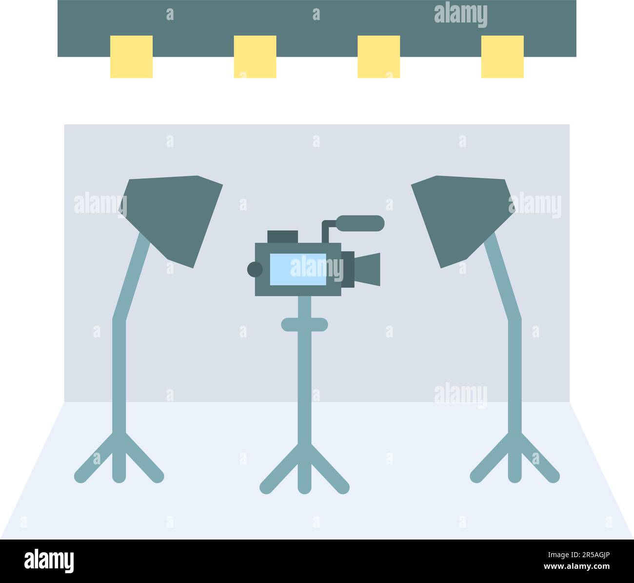 Studio icon vector image. Suitable for mobile application web application and print media. Stock Vector