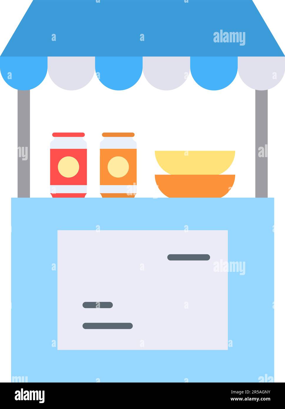 Stall icon vector image. Suitable for mobile application web application and print media. Stock Vector