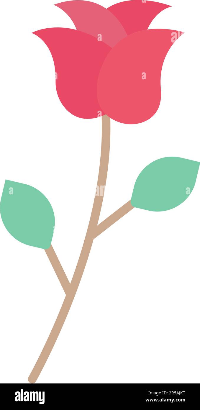 Rose icon vector image Stock Vector Image & Art - Alamy