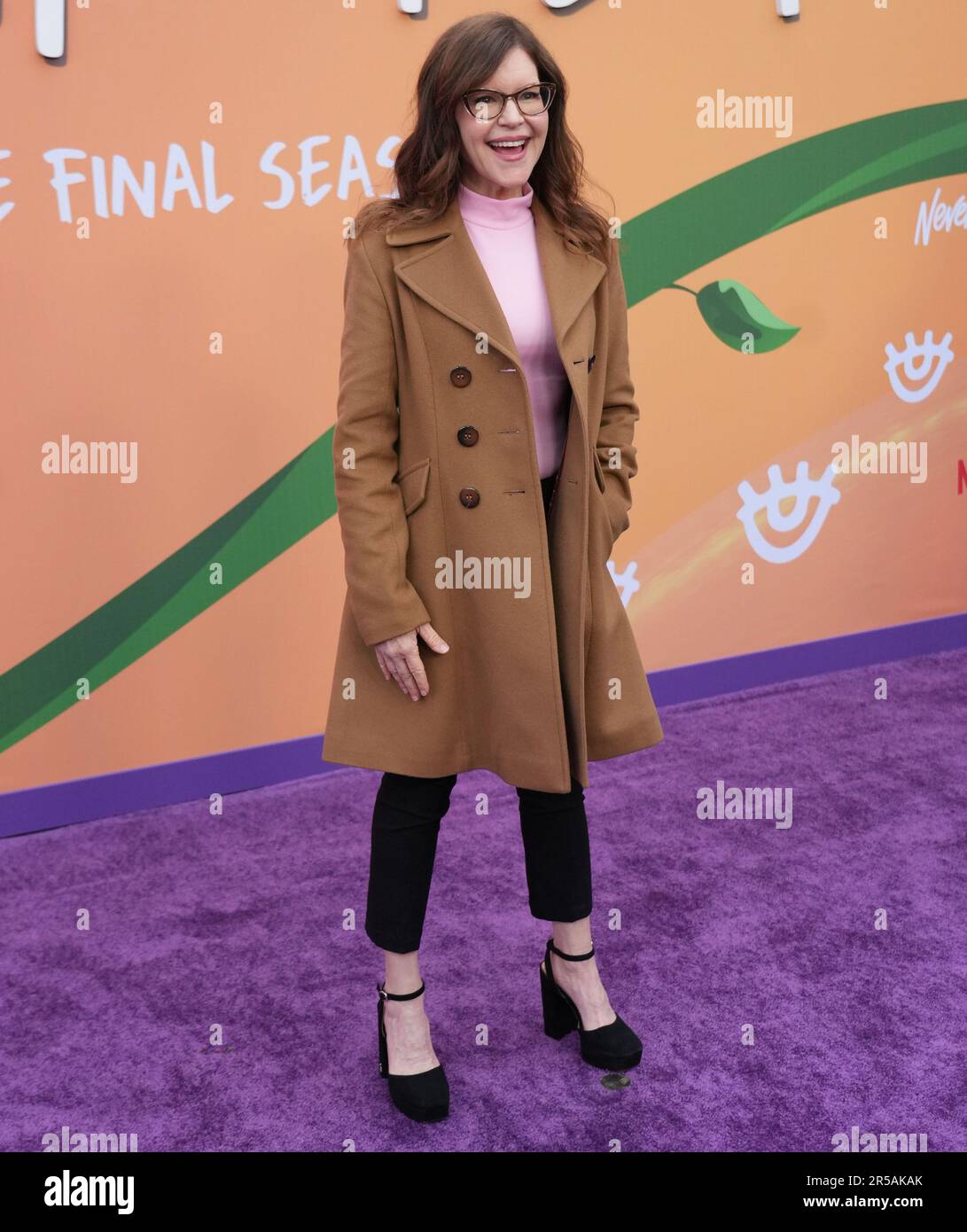 Lisa Loeb arrives at Netflix's NEVER HAVE I EVER Season 4 Premiere Screening held at the Regency Village Theater in Westwood, CA on Thursday, ?June 1, 2023. (Photo By Sthanlee B. Mirador/Sipa USA) Stock Photo