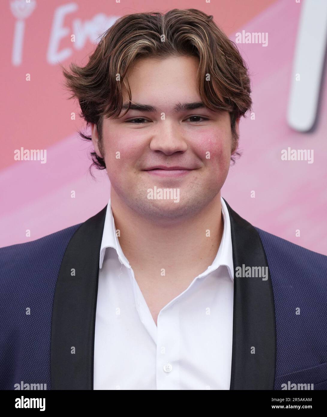Maxwell Acee Donovan arrives at Netflix's NEVER HAVE I EVER Season 4