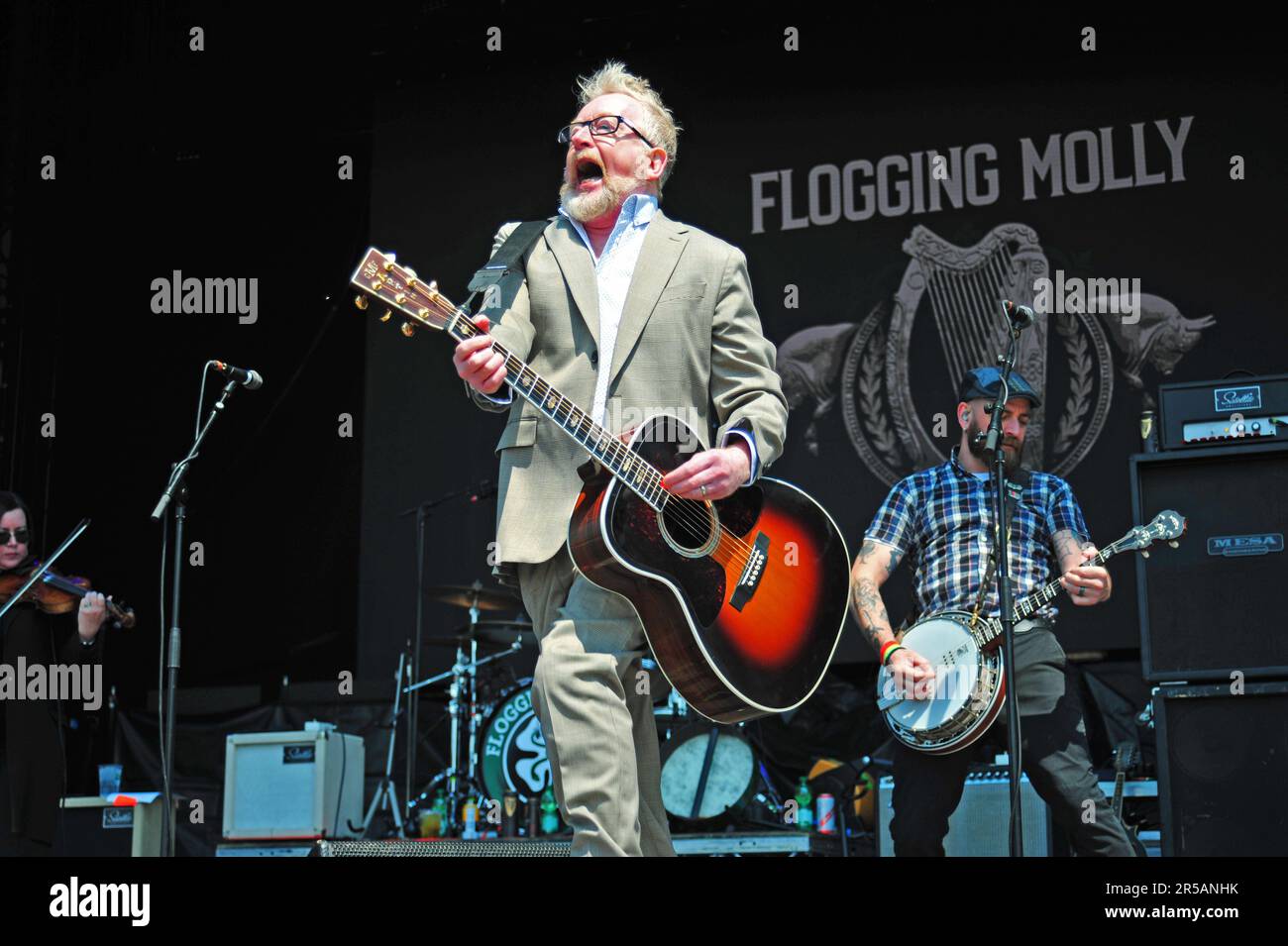 Rock am Ring 2023: Opener Flogging Molly live Stock Photo