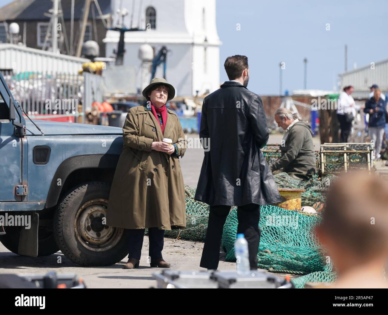 Brenda Blethyn (left), who plays DCI Vera Stanhope, and Kenny Doughty