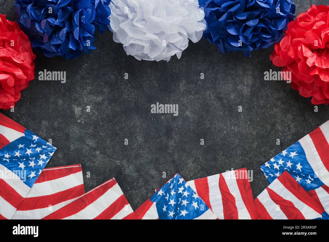 30 PCS 4Th Of July Star Decorations, 2.5 * 2.5 Inch Red Blue