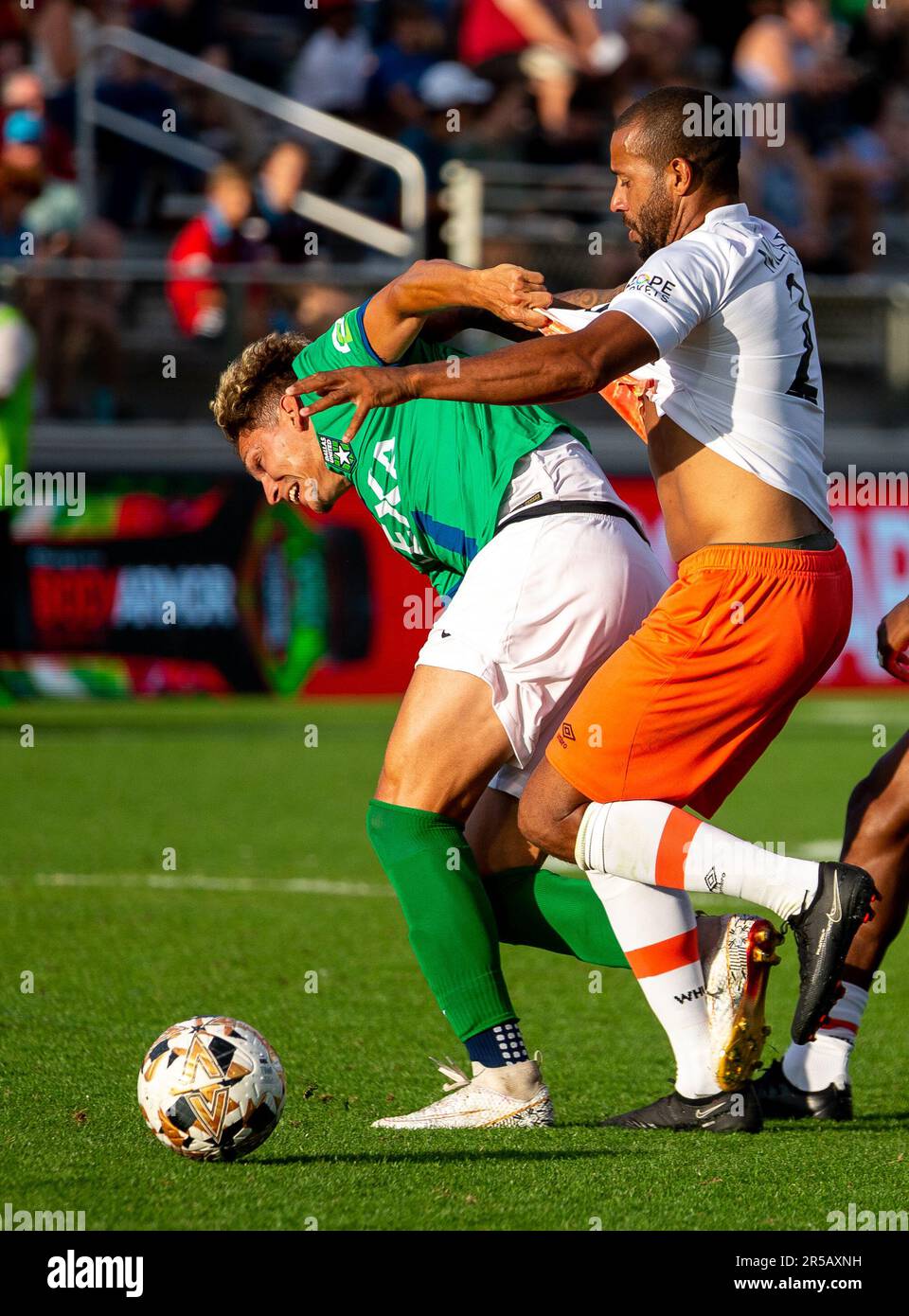 cary, NC, USA June 1, 2023, Dallas United FCs 9 DAVID''SOCCER DAVE