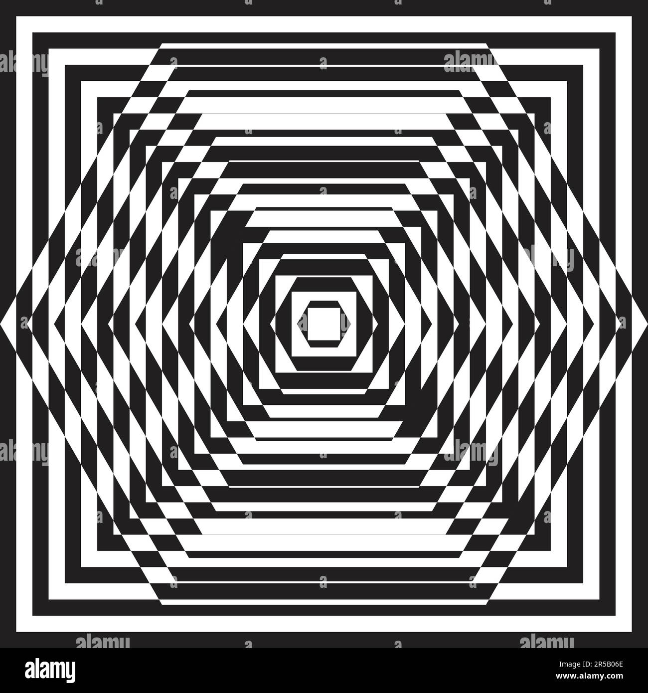Abstract geometric pattern background with black and white hexagon and ...