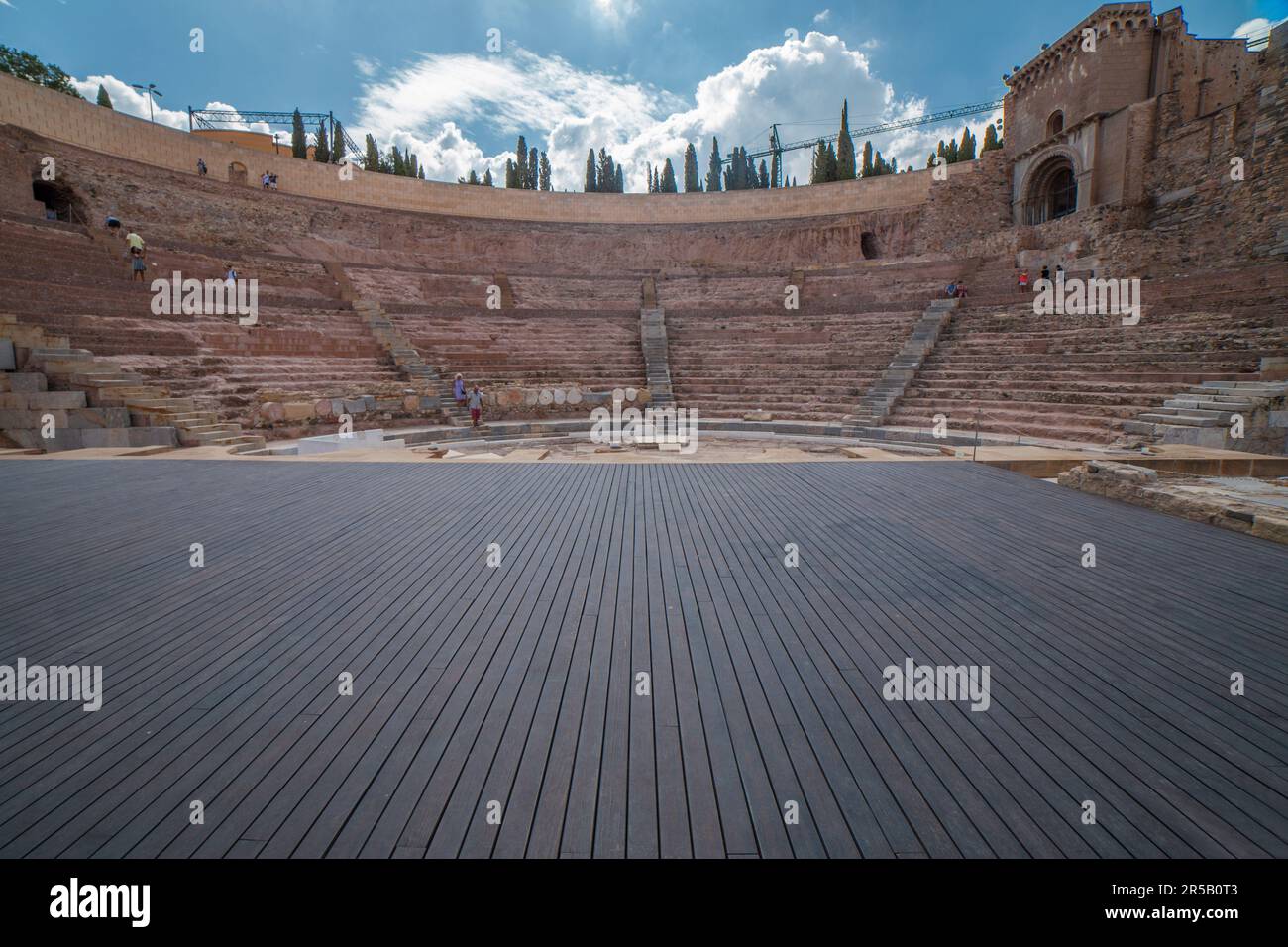 Cartagena, Spain September 14th, 2018 Roman Theater of Cartagena