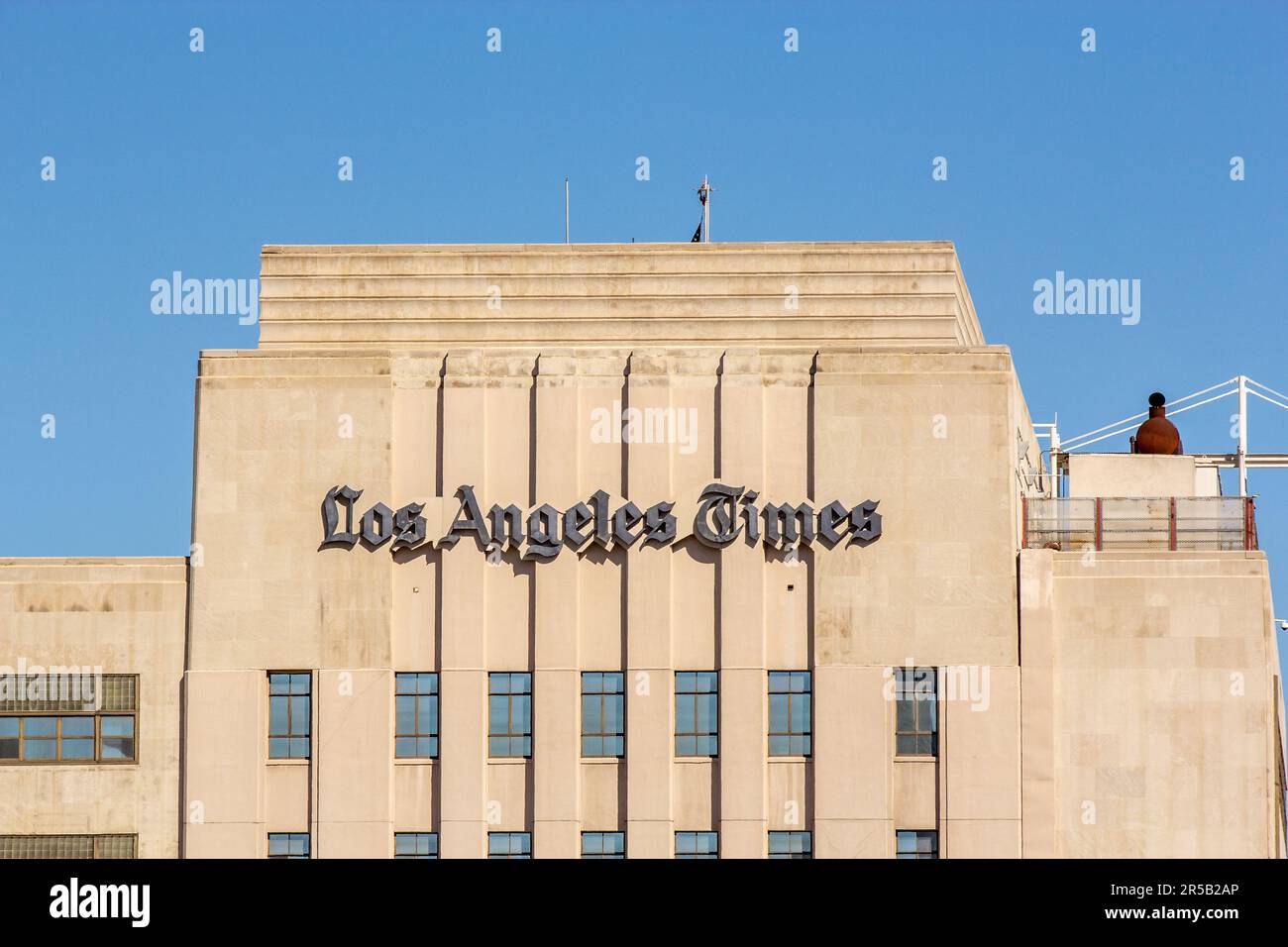 Los Angeles, USA - June 27, 2012: headquarter of famous news paper ...