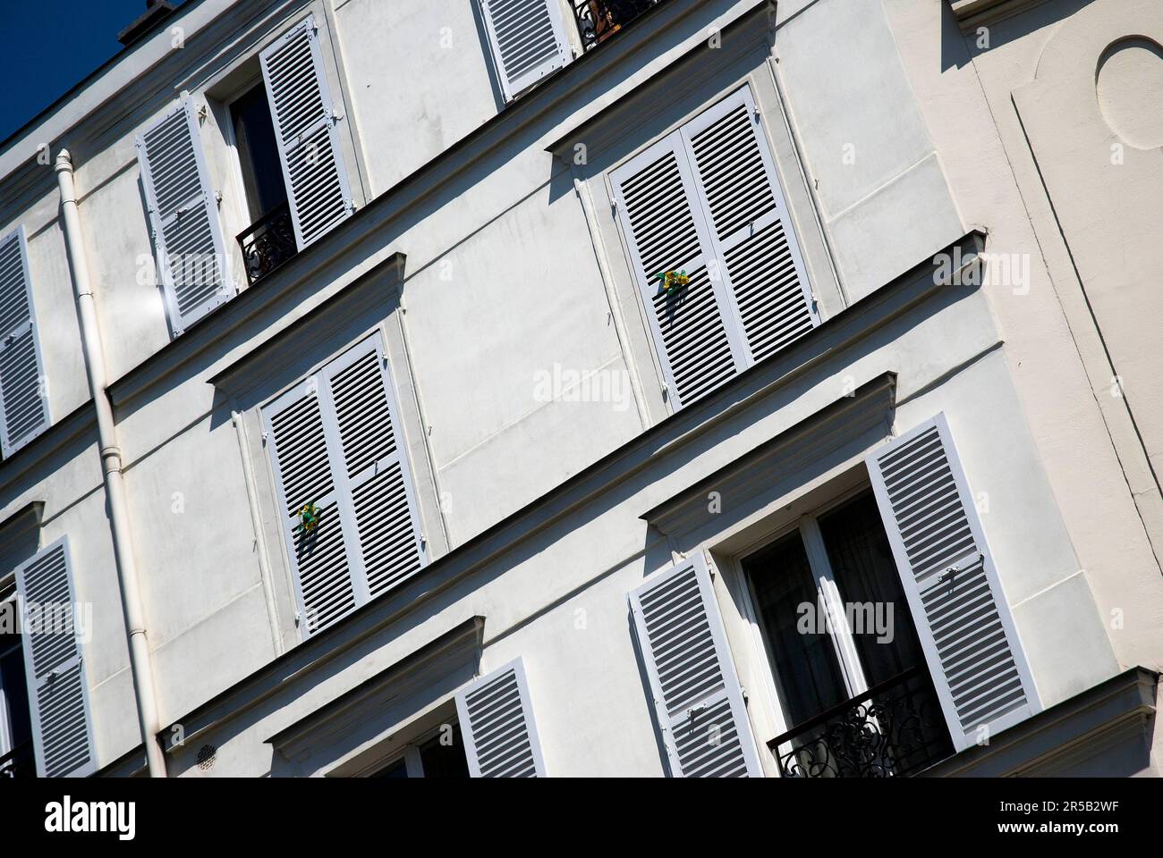 Rue Lepic, Paris France Stock Photo