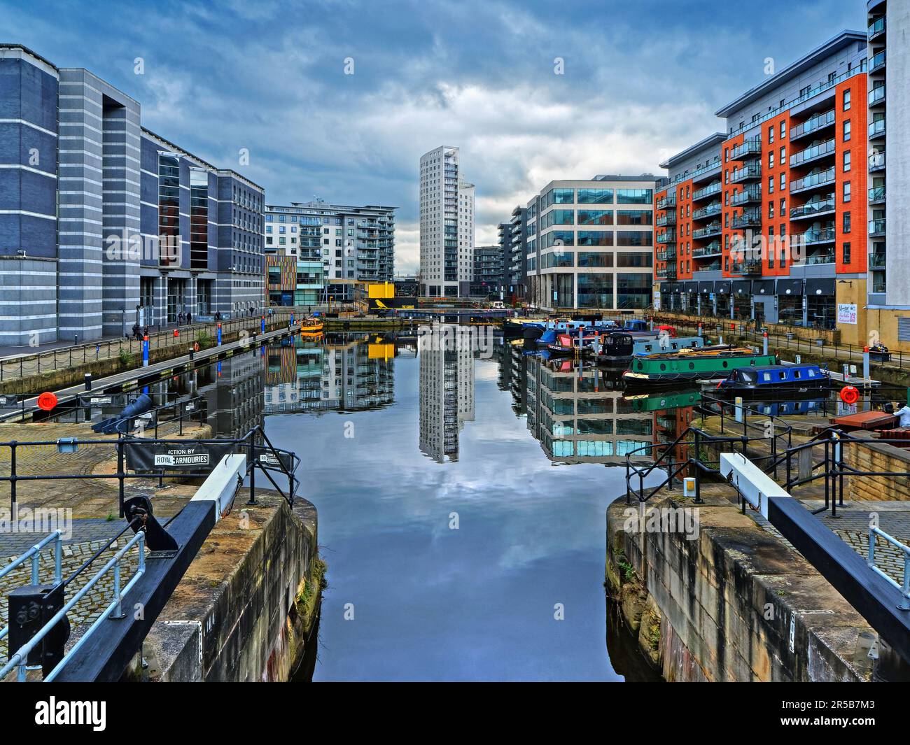 UK, West Yorkshire, Clarence House, Narrowboats, Apartments and Offices