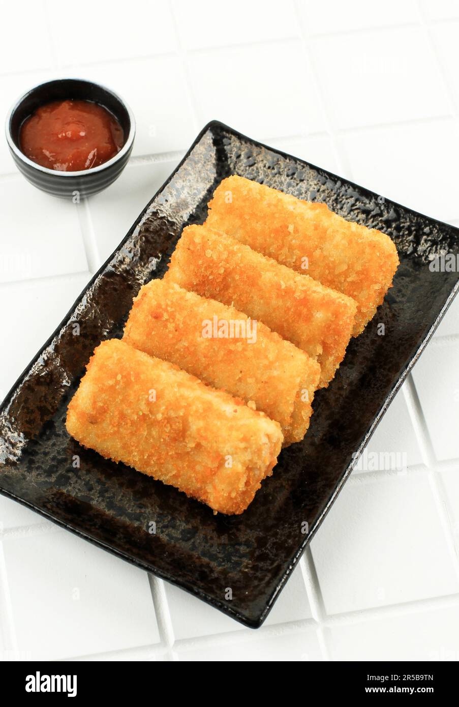 American Risoles or Risoles Mayo, Indonesian Traditional Snack Filled
