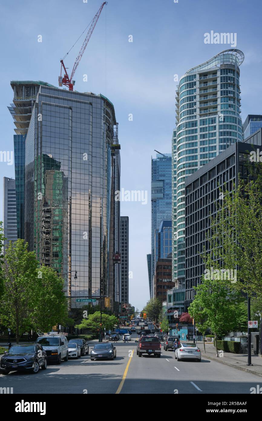 Downtown Vancouver, British Columbia, Canada Stock Photo