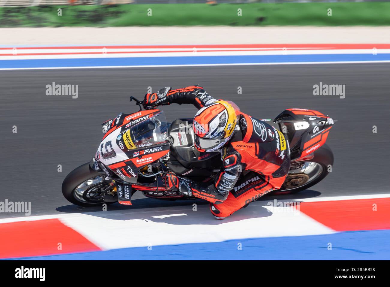 Danilo Petrucci (ITA) Ducati Panigale V4R, Barni Spark Racing Team Credit: Live Media Publishing Group/Alamy Live News Stock Photo