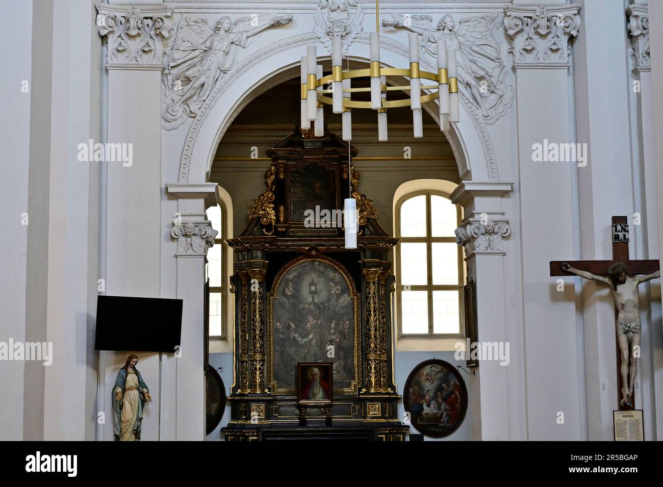 Vienna, Austria. Church at the court Stock Photo