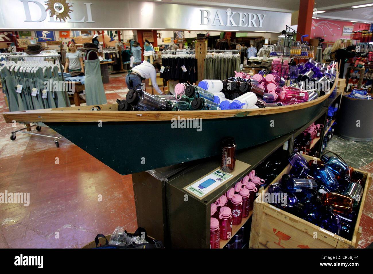 The Sports Basement carries boatloads of water bottles and other  merchandise at the Presidio in San Francisco, Calif. on Saturday, June 9,  2007. The successful sporting goods retailer is slated to open