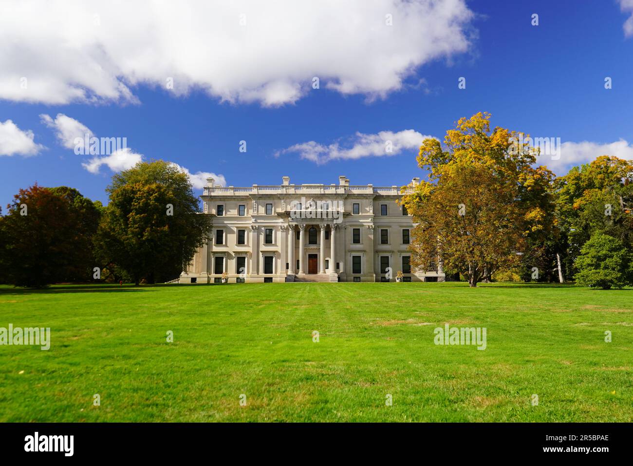 Hyde Park, New York, USA - October 14, 2022 - Vanderbilt Mansion National Historic Site Stock Photo