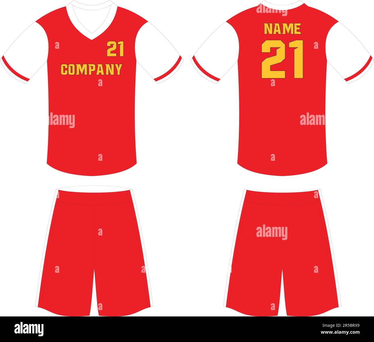 Basketball Uniform Shorts Template for Basketball Club Stock Vector