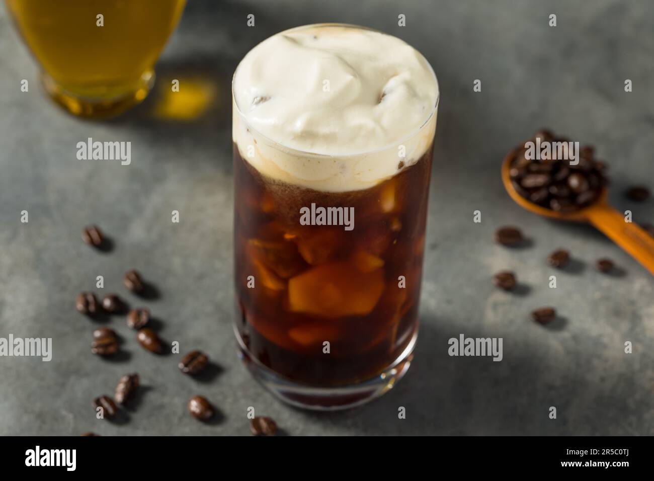Cold Oleato Olive Oil Iced Coffee in a Cup Stock Photo Alamy