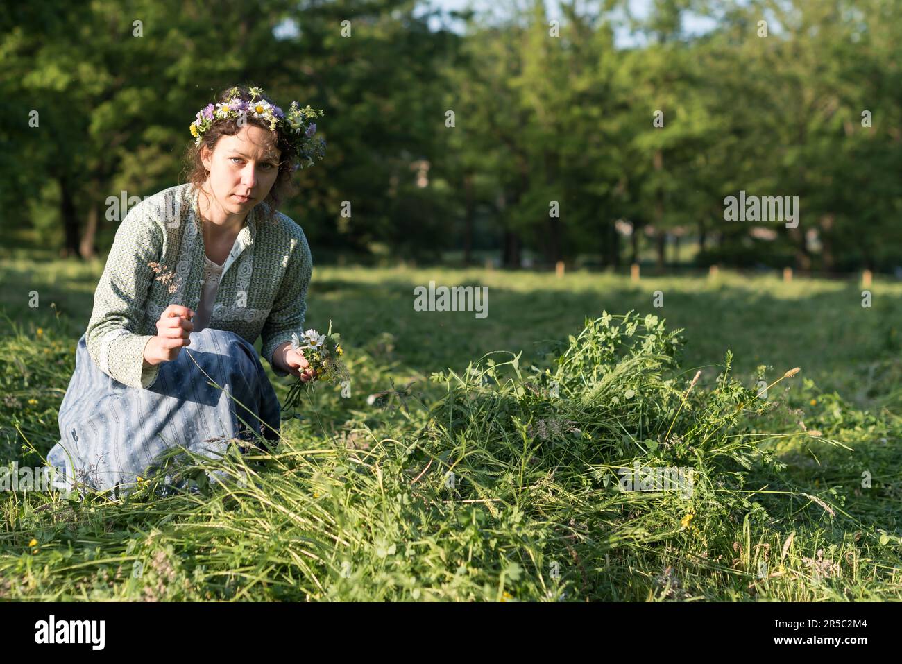 Prague, Czech Republic. 02nd June, 2023. A woman dressed in traditional