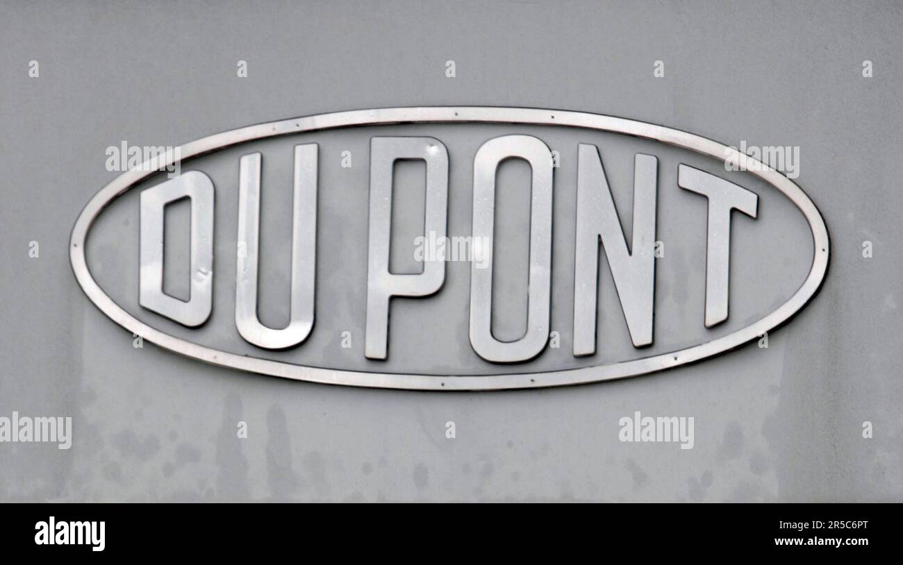 FILE The DuPont logo is seen on a sign at the entrance to the company