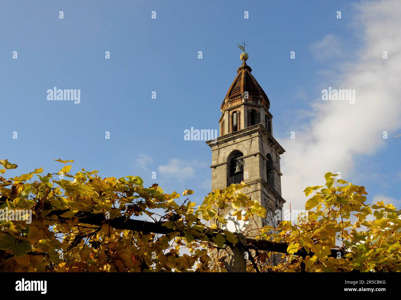 Switzerland, Lake Maggiore, Ticino, Ascona, Church of Santi Pietro e