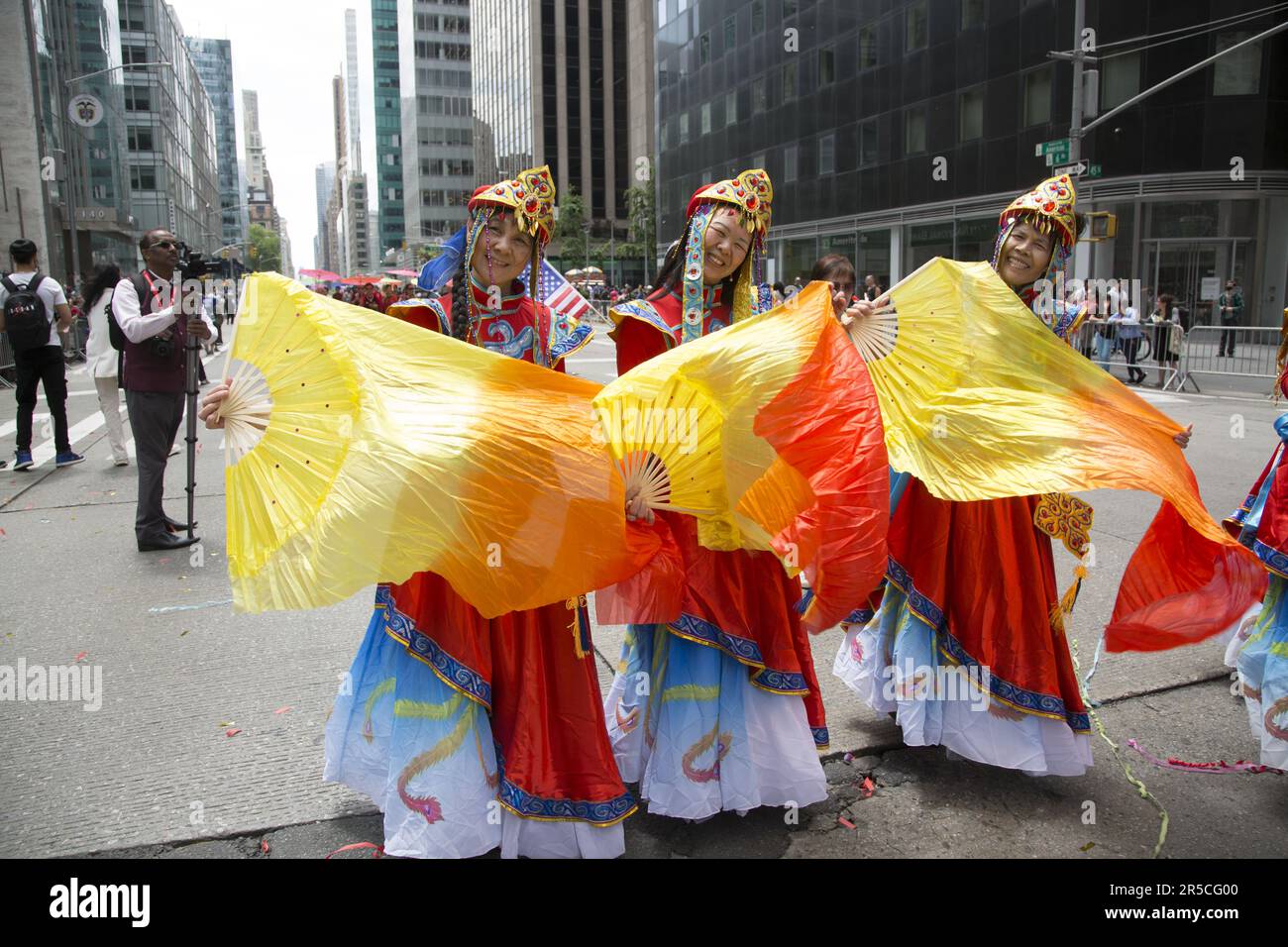 2023 Asian American Pacific Islander Heritage Parade in NYC marches up