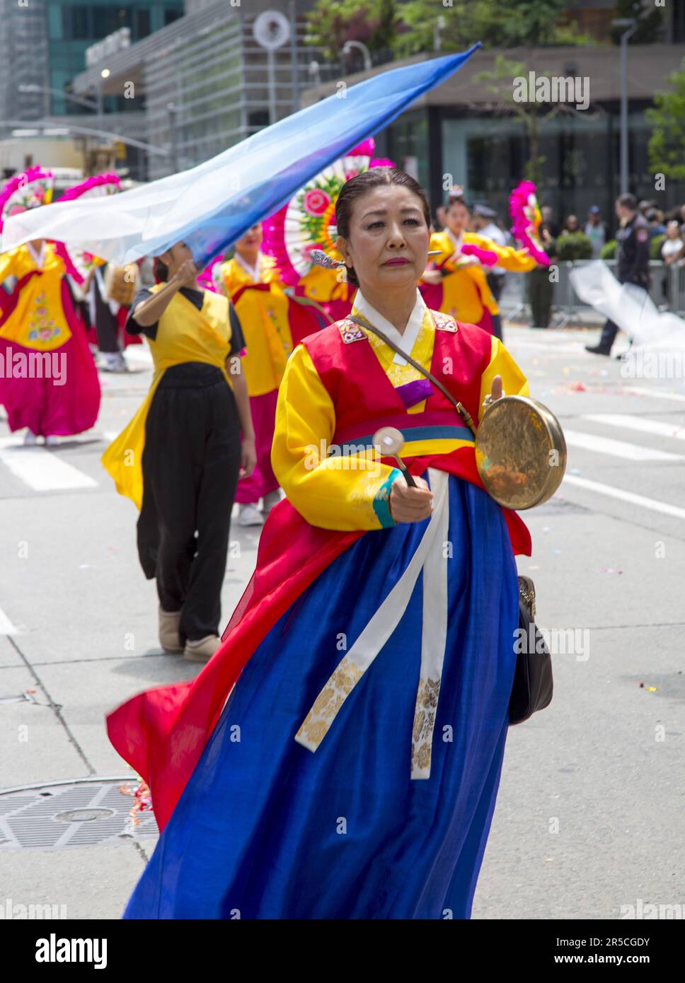 2023 Asian American Pacific Islander Heritage Parade in NYC marches up