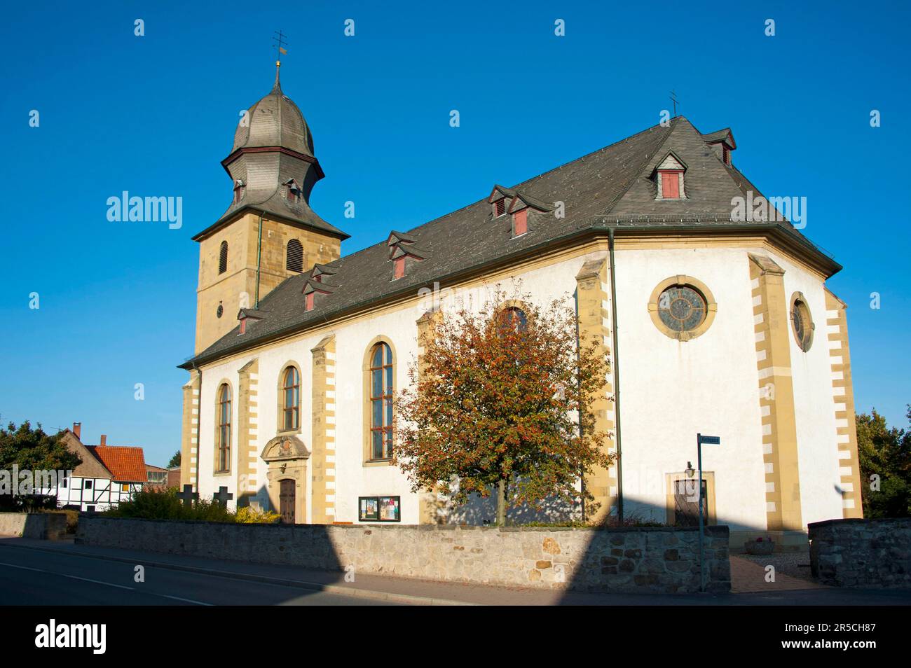 Church, St. Cosmas and Damian, Gross-Duengen, Bad Salzdetfurth, Lower  Saxony, Germany Stock Photo - Alamy