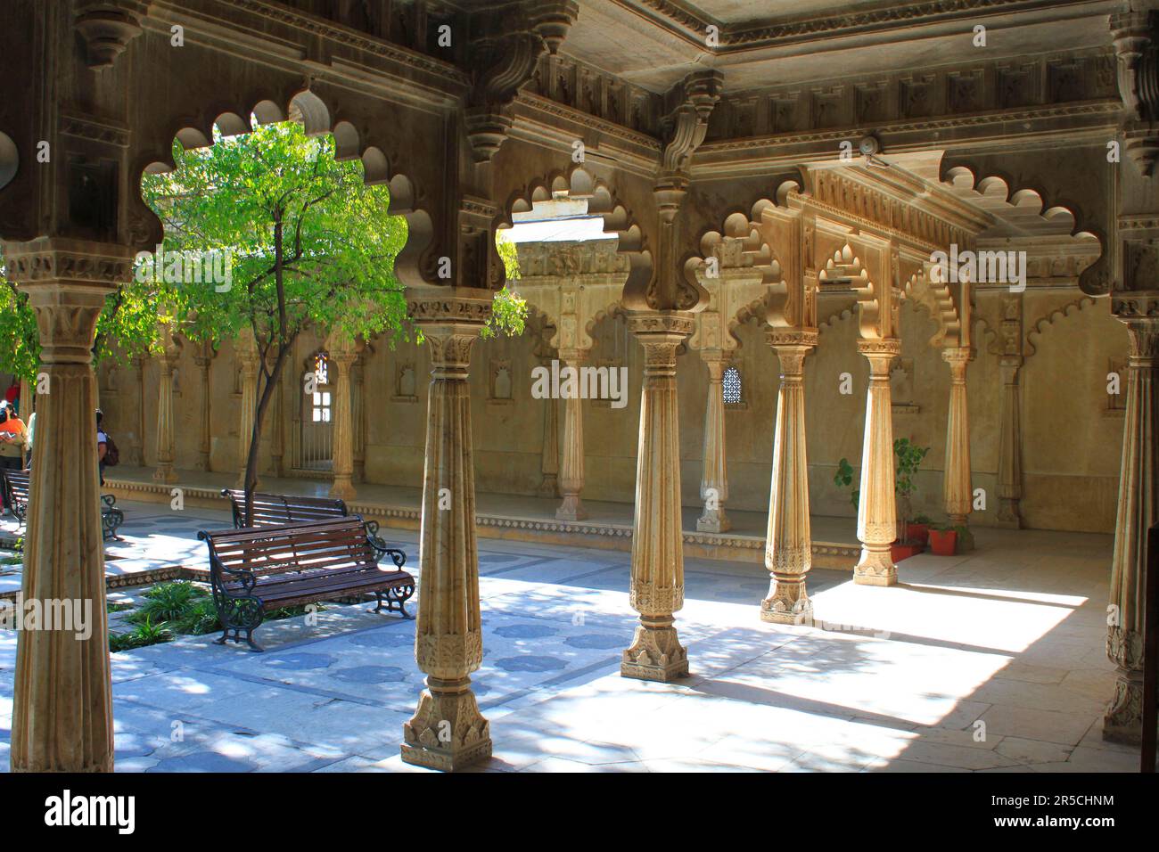 India Inner Inner courtyard, City Palace, Udaipur, Rajasthan, India Stock Photo - Alamy