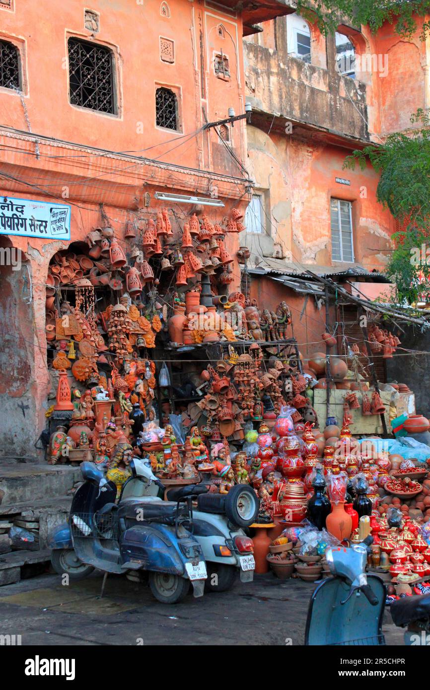 Pottery, Jaipur, pottery, ceramics, India Stock Photo Alamy