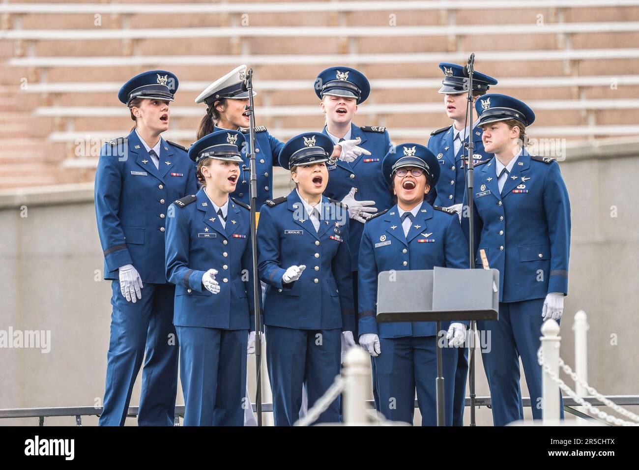 Air force academy class 2023 graduation hi-res stock photography and