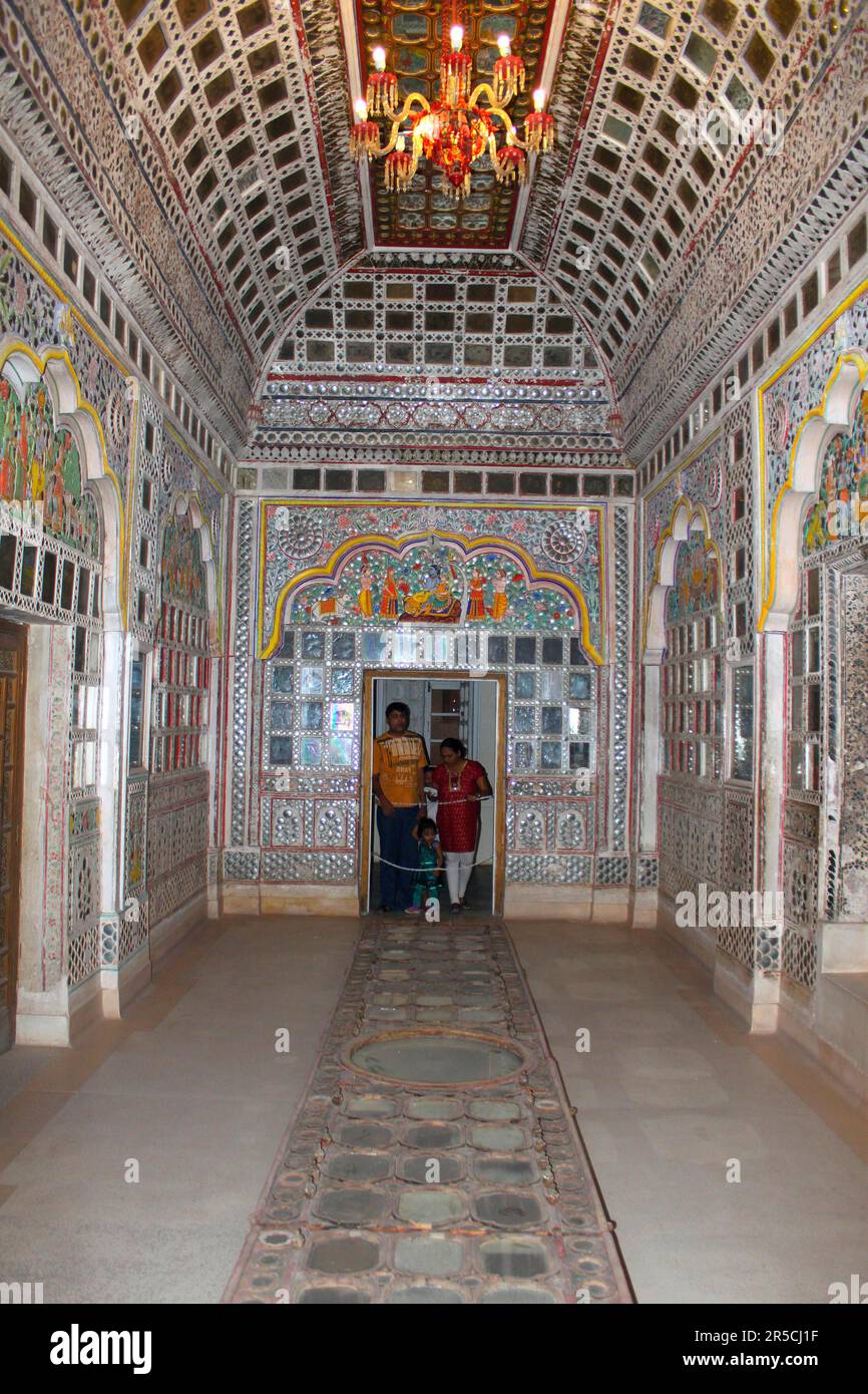 Mirror Room, Mehrangarh Fort, Jodhpur, Rajasthan, Sheesha Mahal, India, Asia Stock Photo Alamy
