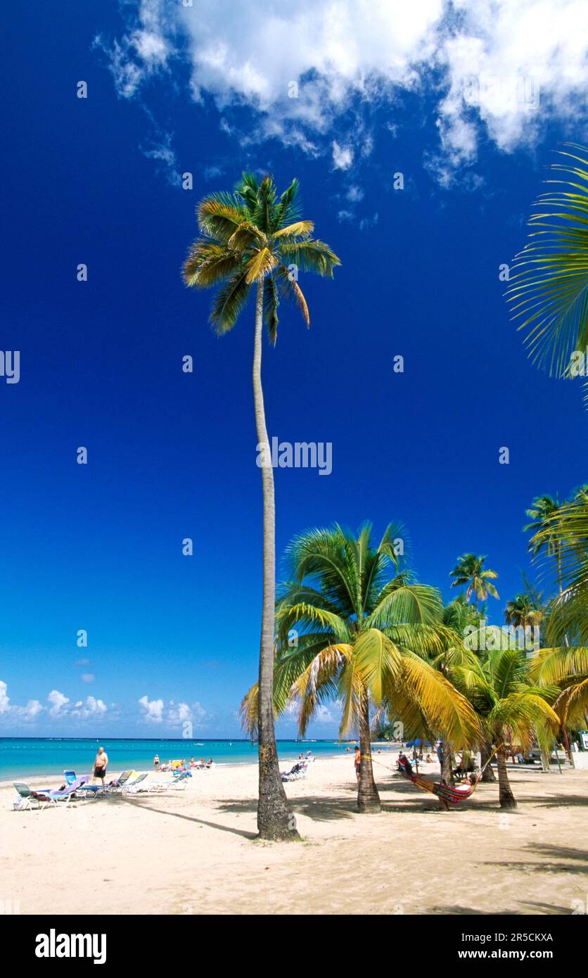 Luquillo Beach, Puerto Rico, Caribbean Stock Photo