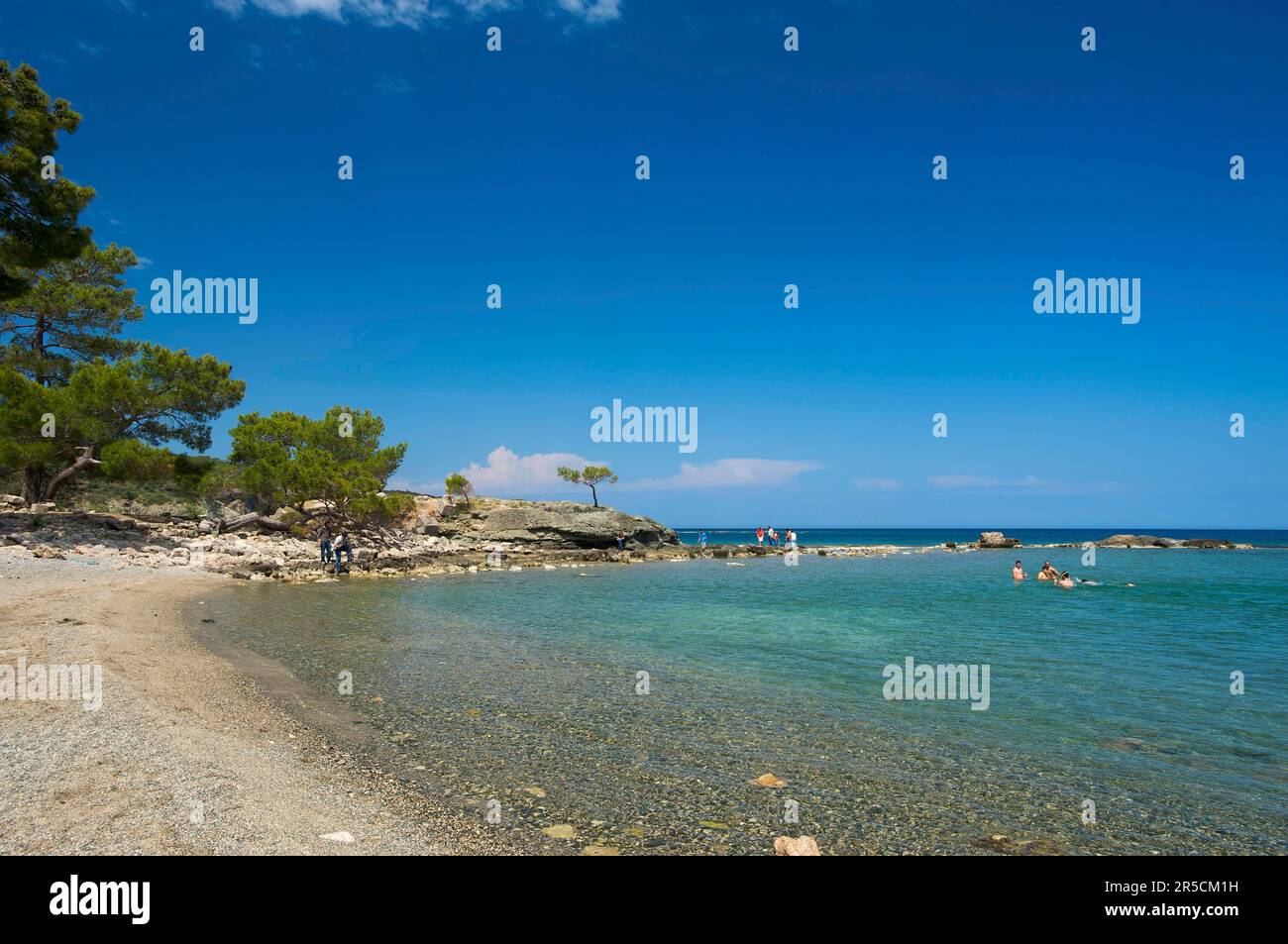 Phaselis beach near Kemer, Lycia, Turkish Riviera, Turkey Stock Photo -  Alamy