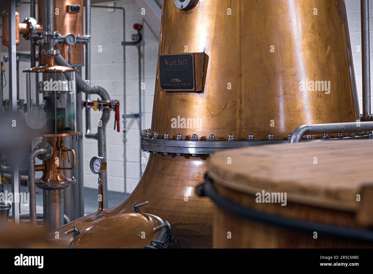 Isle of Harris Distillery in Tarbert Isle of Harris, Outer Hebrides, Scotland, Stock Photo