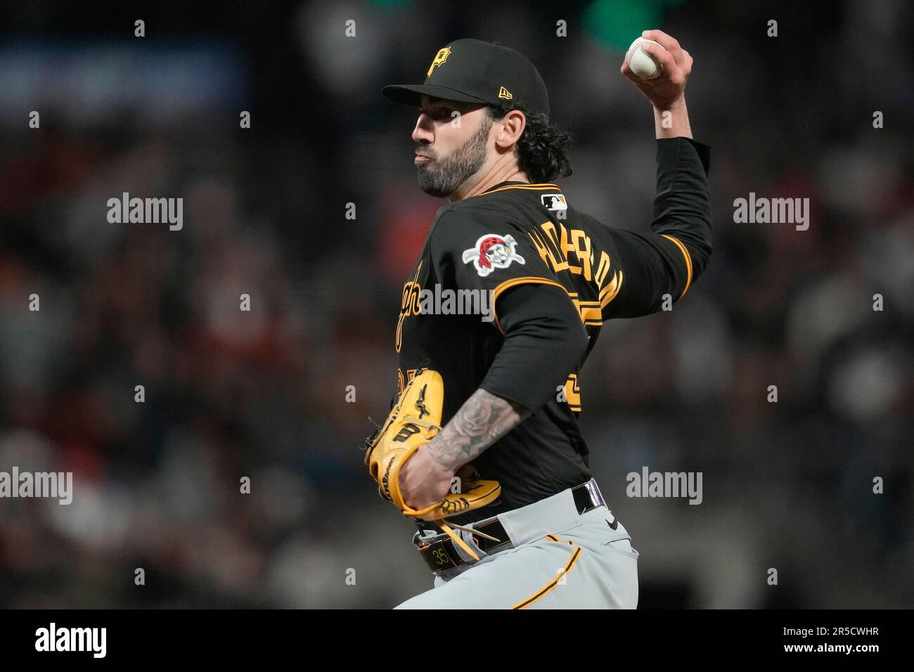 Pittsburgh Pirates pitcher Colin Holderman (35) during a spring