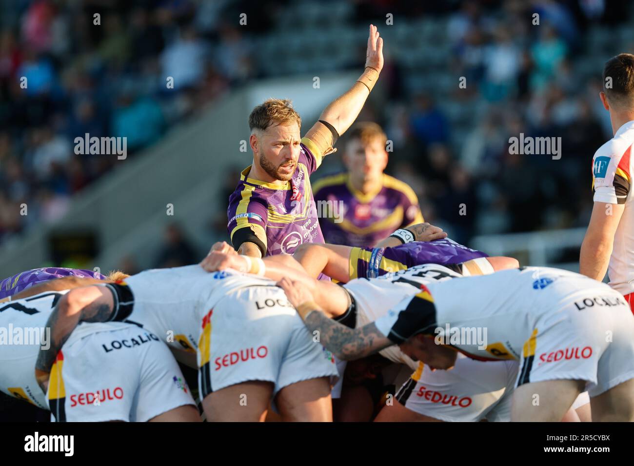 Newcastle, UK. 02nd June, 2023. Jack Miller of Newcastle Thunder during the BETFRED Championship match between Newcastle Thunder and Bradford Bulls at Kingston Park, Newcastle on Friday 2nd June 2023. (Photo: Chris Lishman | MI News) Credit: MI News & Sport /Alamy Live News Stock Photo