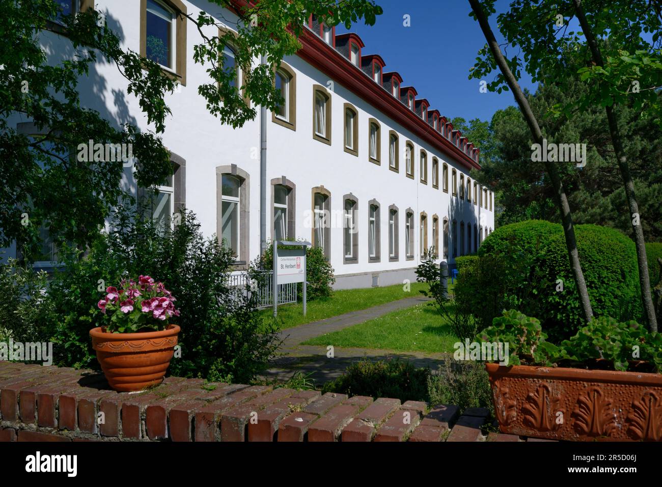 house of the st. heribert old people's home of caritas in cologne deutz Stock Photo