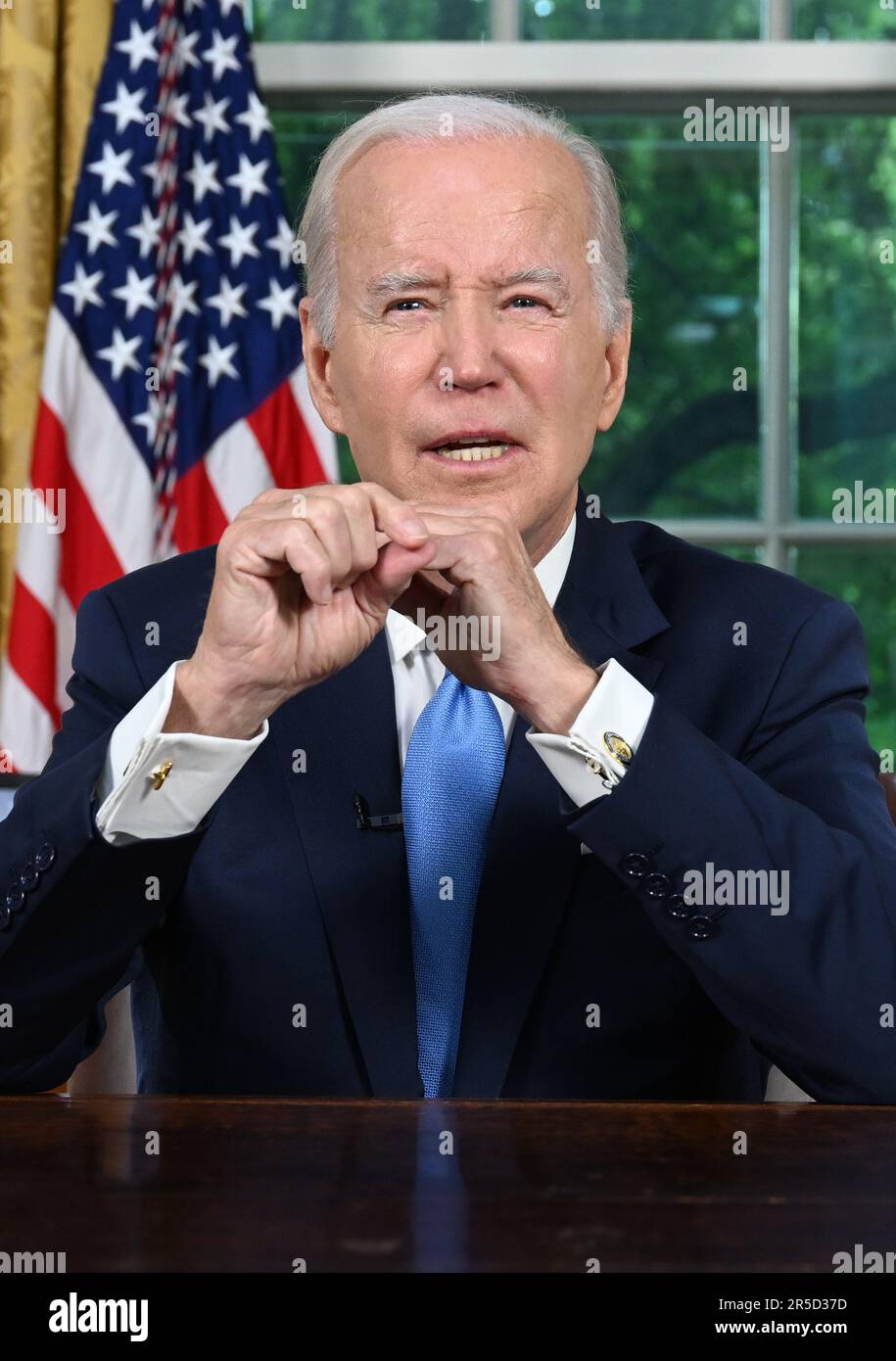 Washington DC, USA. 02nd June, 2023. President Joe Biden makes a