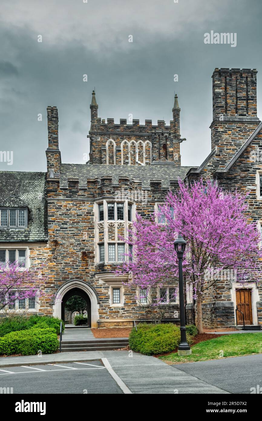 Duke University campus in Durham, North Carolina, USA Stock Photo