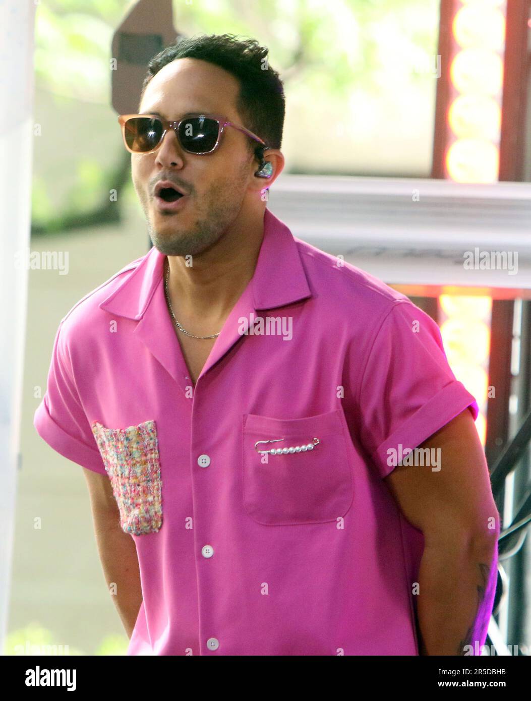 June, 02, 2023 Carlos PenaVega of Big Time Rush perform on Today Show