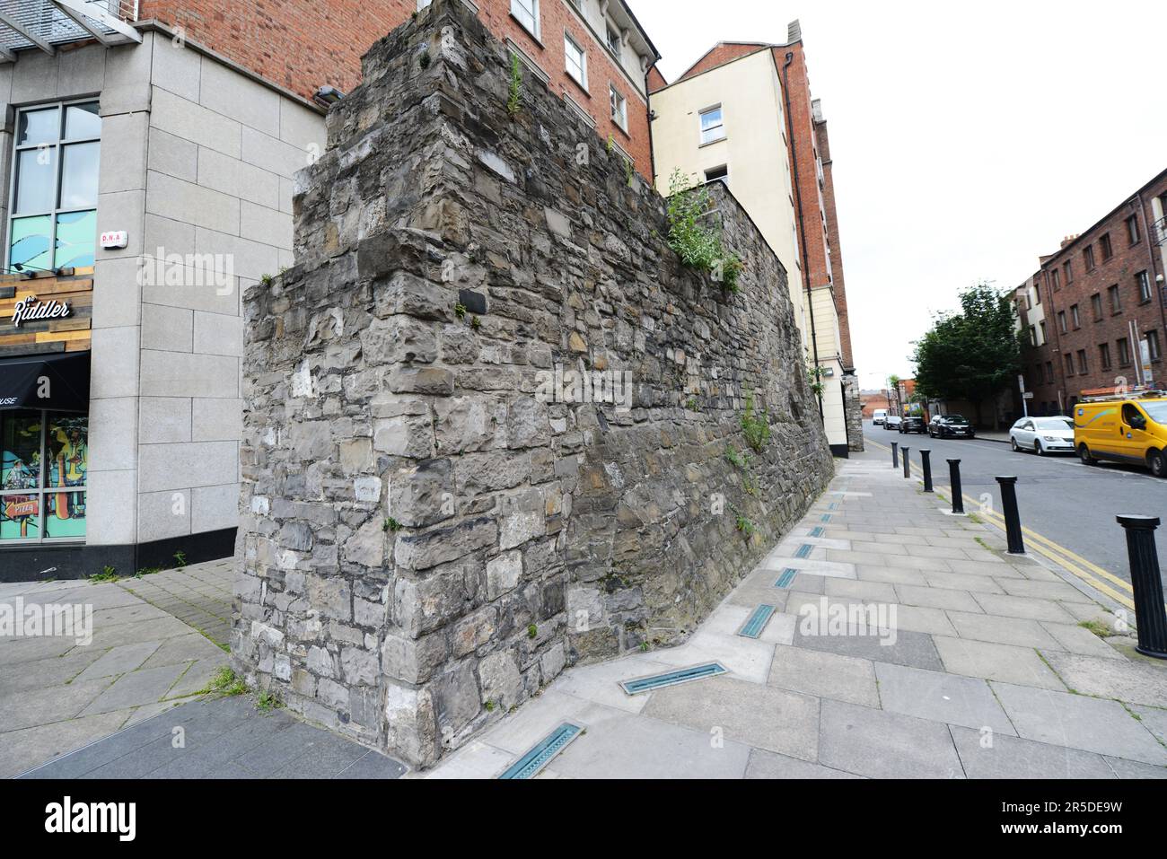 Old Dublin City Wall in Dublin, Ireland Stock Photo Alamy