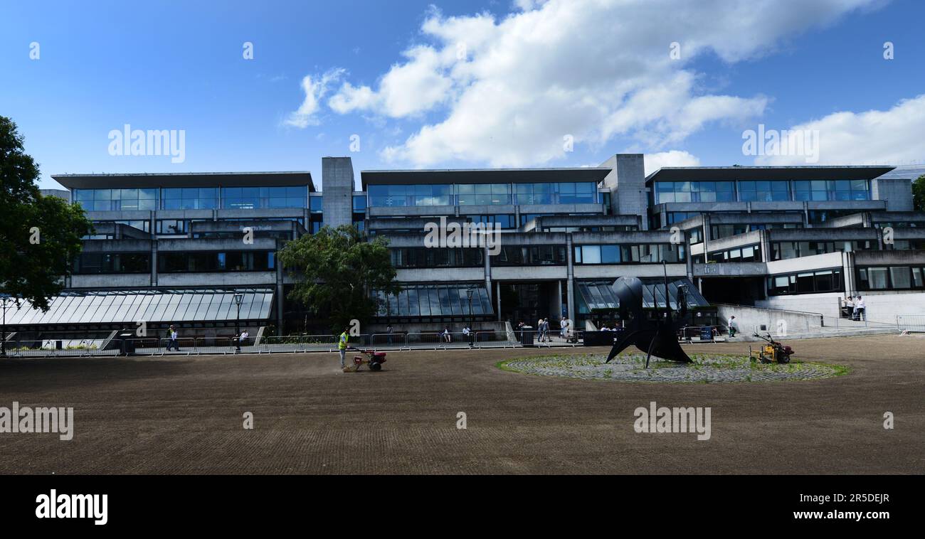 The Arts building in Trinity college campus in Dublin, Ireland Stock