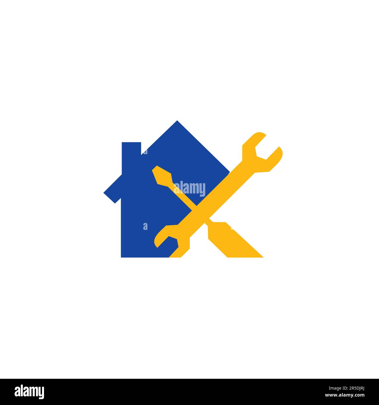 Home Service Logo symbol. Home Tool Logo Design Stock Vector