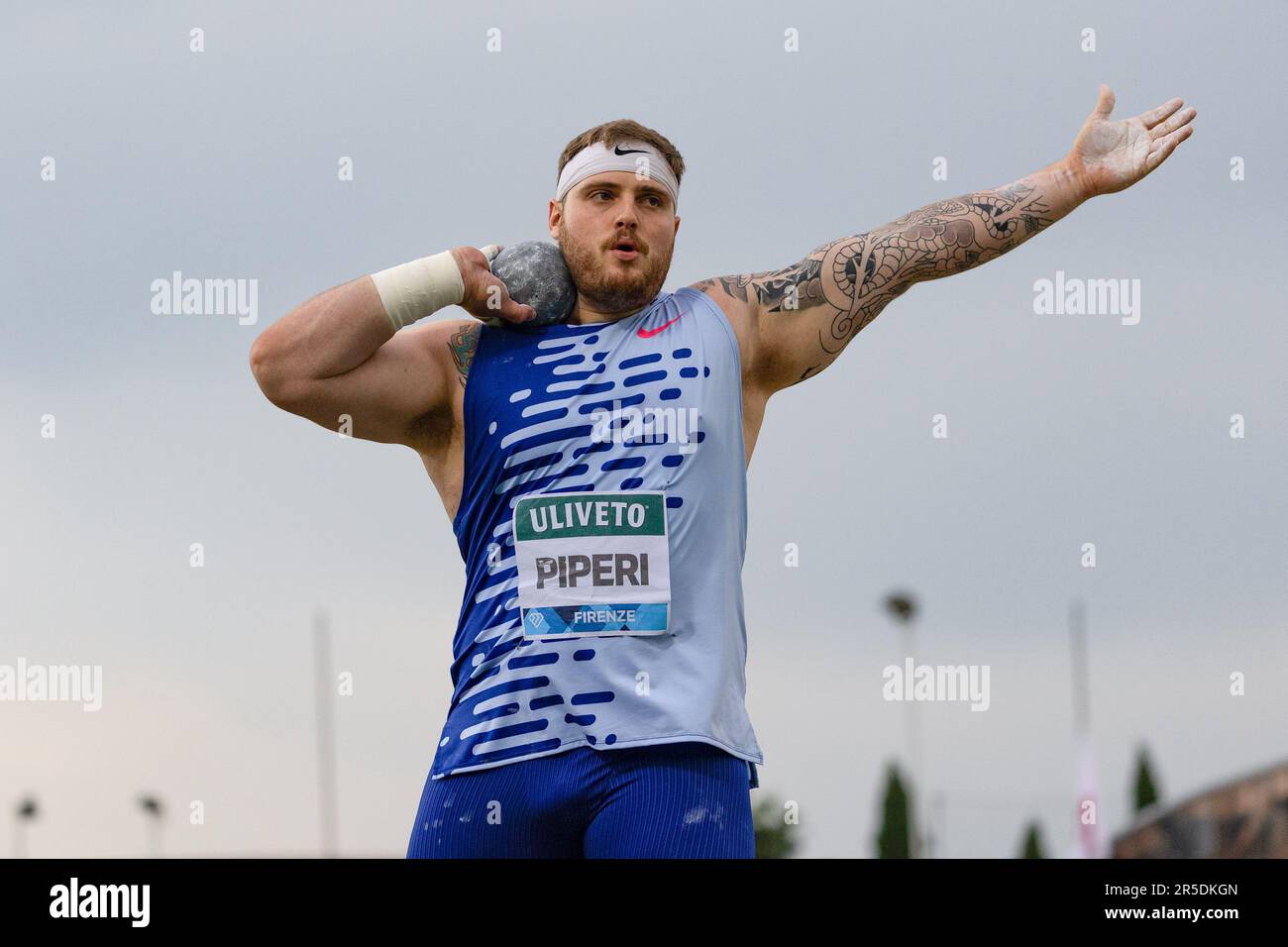 Florence, Italy. 02nd June, 2023. piperi during the Golden Gala Pietro Mennea 2023 on June 2, 2023 at the Stadio Luigi Ridolfi in Florence, Italy. during Diamond League - Golden Gala, Athletics Internationals in Florence, Italy, June 02 2023 Credit: Independent Photo Agency/Alamy Live News Stock Photo